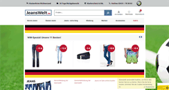 Desktop Screenshot of jeanswelt.de