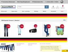 Tablet Screenshot of jeanswelt.de